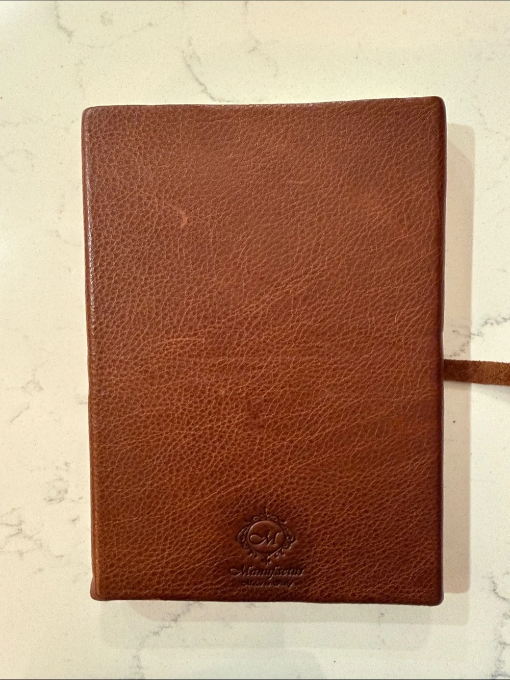 Manufactus leather bound journal